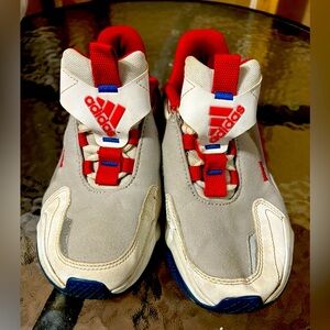 Adidas Kids Sneakers - Red, White, and Blue